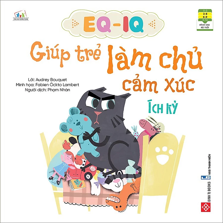 Combo 8 cuốn EQ-IQ: Giúp trẻ làm chủ cảm xúc.