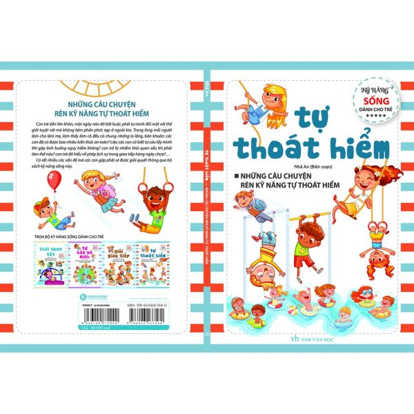 Bộ 4 Cuốn Kỹ Năng Sống Dành Cho Trẻ: Giỏi Giao Tiếp, Thói Quen Tốt, Tự Thoát Hiểm, Tự Bảo Vệ Mình