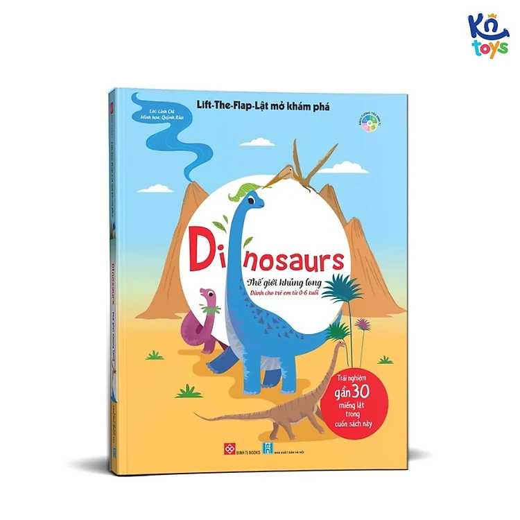 Lift the flap - lật mở khám phá - thế giới khủng long
