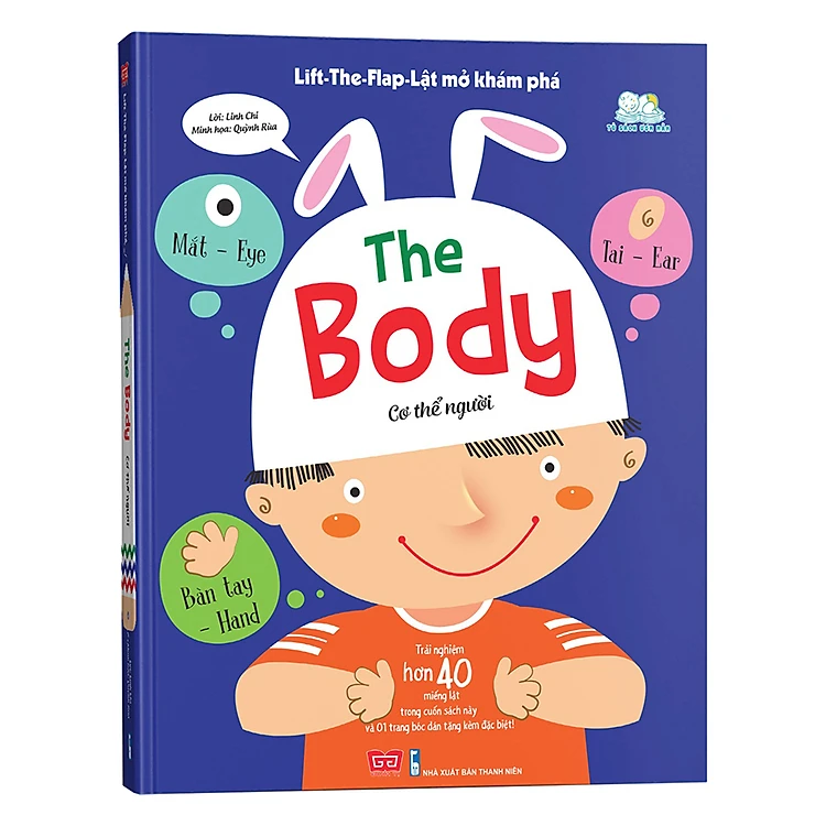 Lift the flap - Lật mở khám phá - The human Body - Cơ thể người 0-6 tuổi