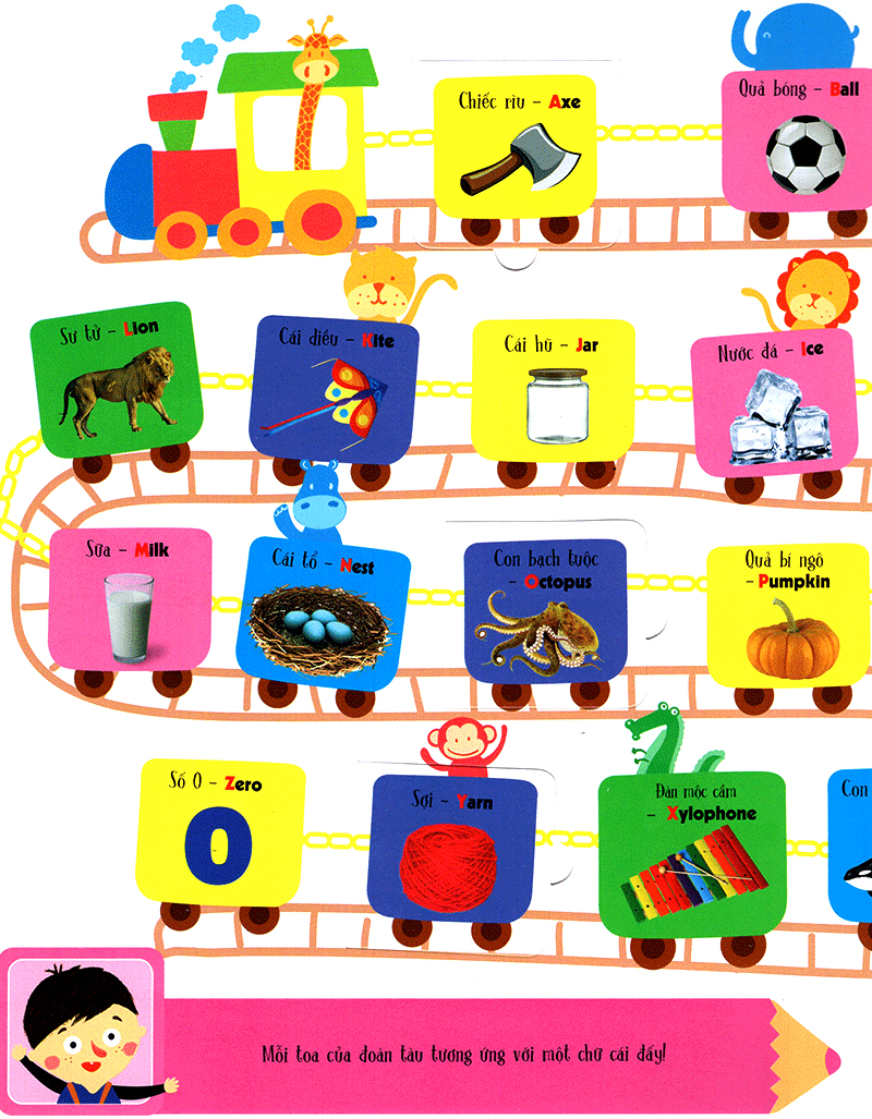 Lift-The-Flap-Lật Mở Khám Phá - My ABC - Bảng Chữ Cái Tiếng Anh Cho Bé