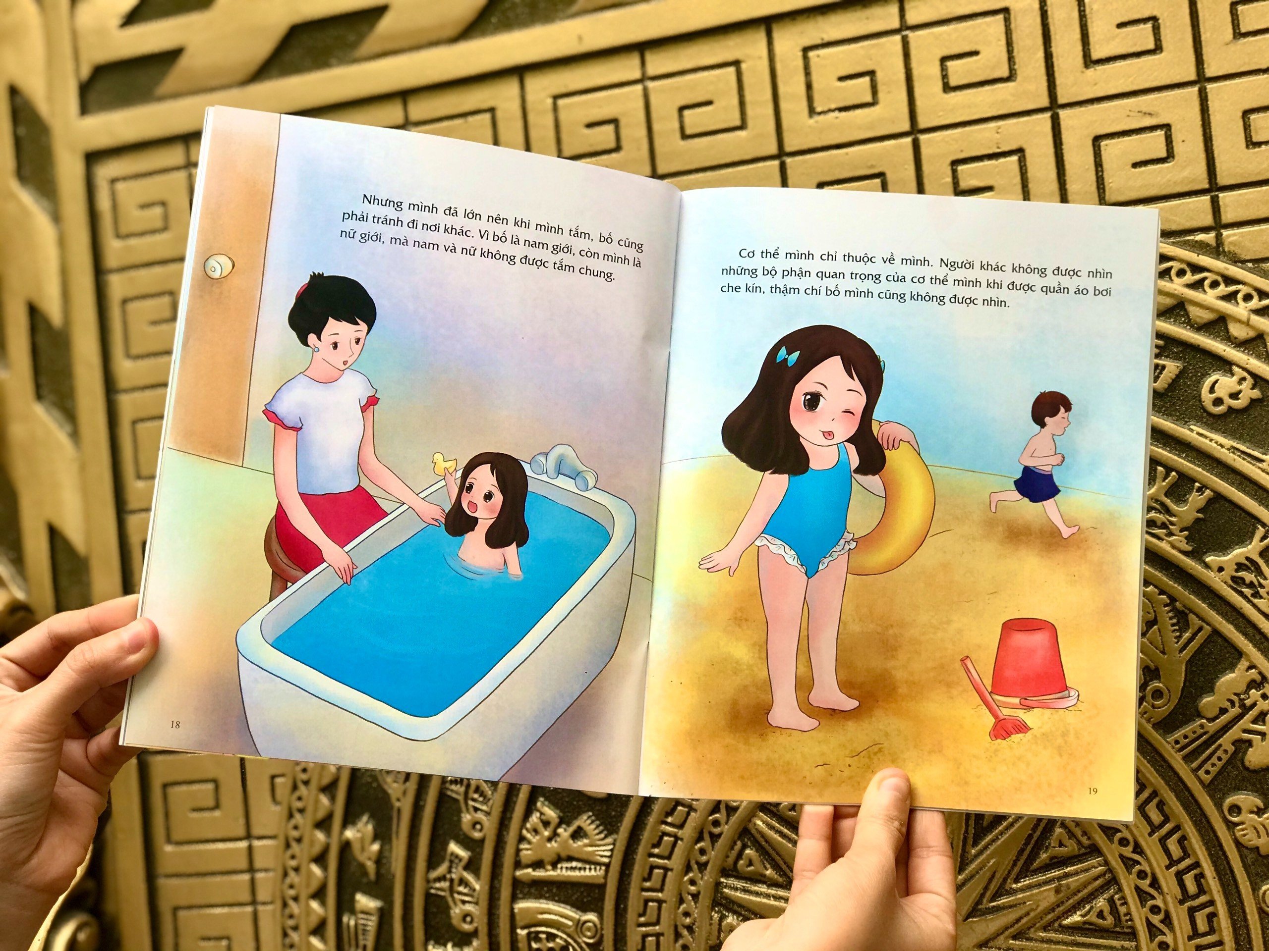 Combo 4 quyển giáo dục giới tính và nhân cách dành cho bé gái từ 5 đến 9 tuổi.