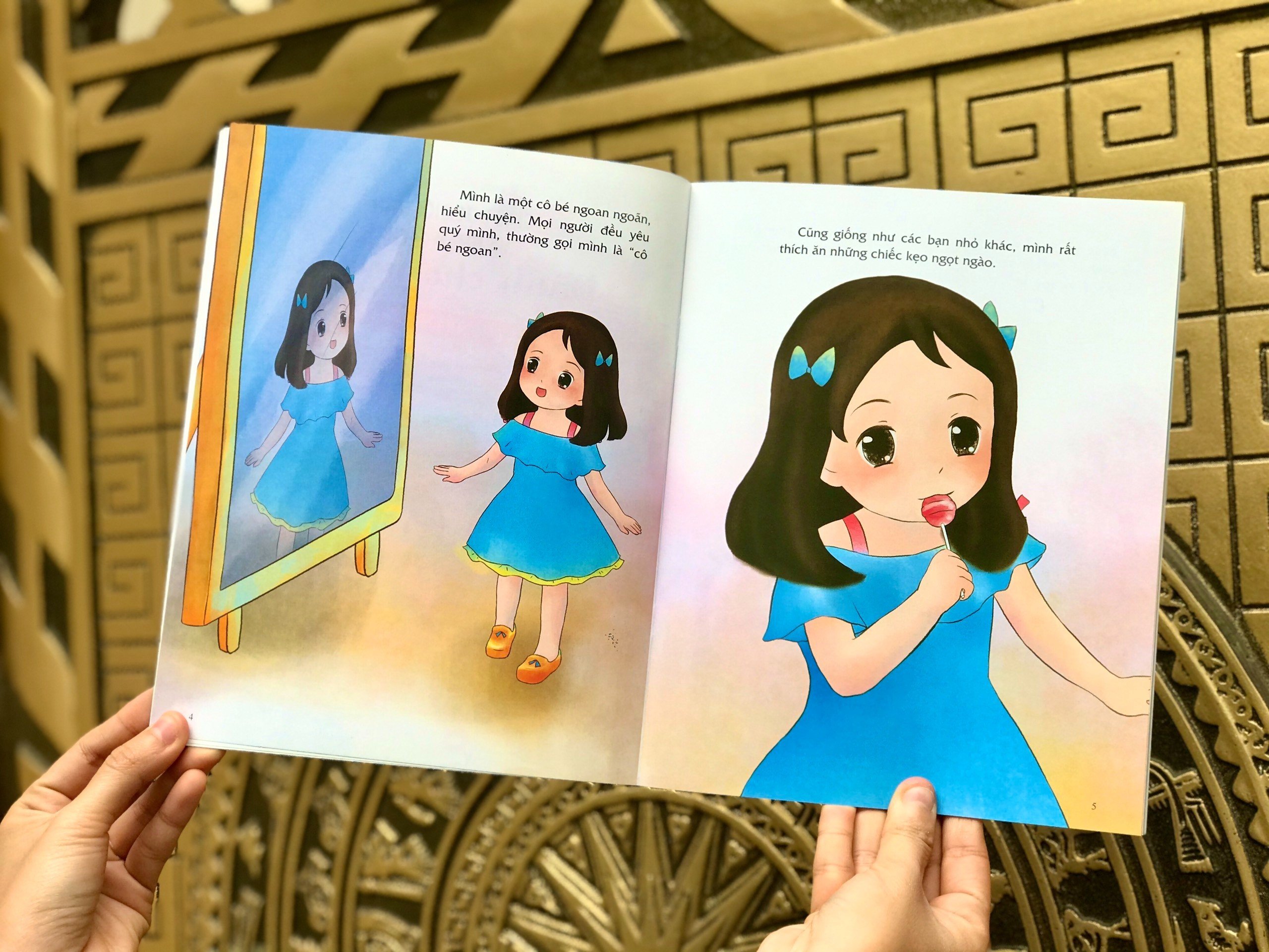 Combo 4 quyển giáo dục giới tính và nhân cách dành cho bé gái từ 5 đến 9 tuổi.