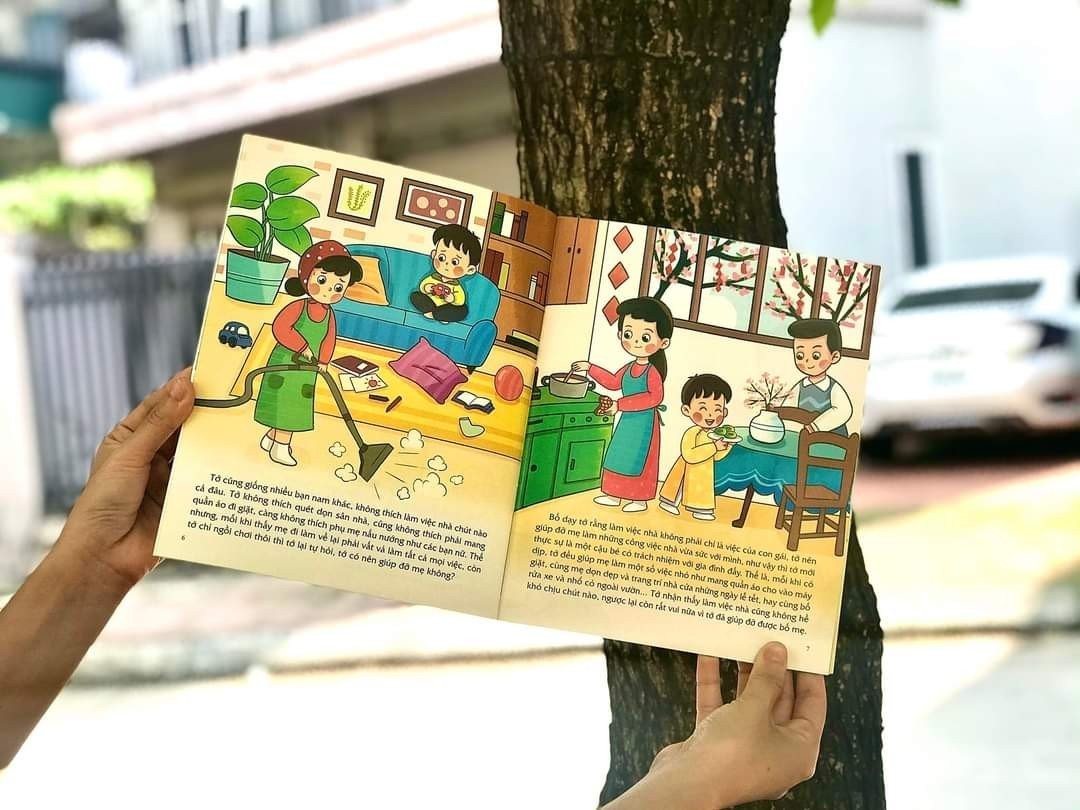 Combo 4 quyển giáo dục giới tính và nhân cách dành cho bé trai  từ 5 đến 12 tuổi