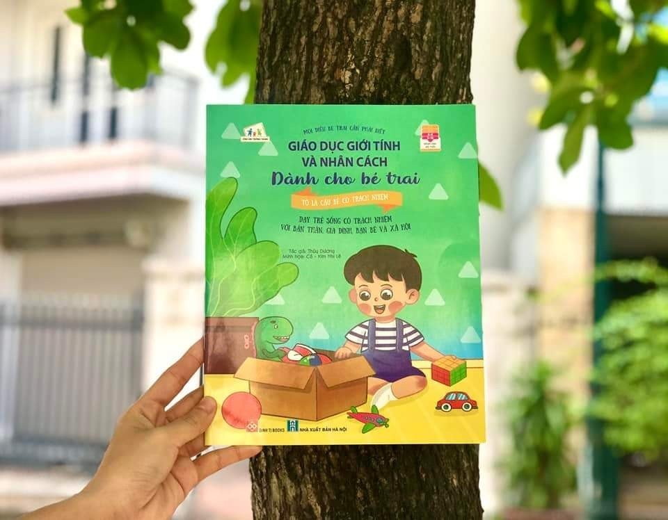 Combo 4 quyển giáo dục giới tính và nhân cách dành cho bé trai  từ 5 đến 12 tuổi