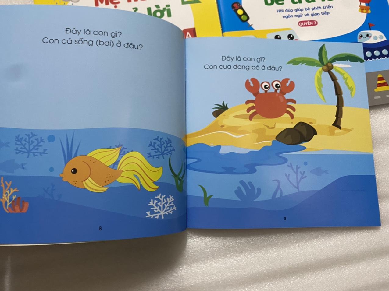 Combo 3 quyển mẹ hỏi bé trả lời- Hỏi đáp giúp bé phát triển ngôn ngữ và giao tiếp