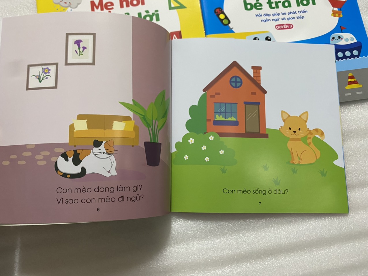 Combo 3 quyển mẹ hỏi bé trả lời- Hỏi đáp giúp bé phát triển ngôn ngữ và giao tiếp