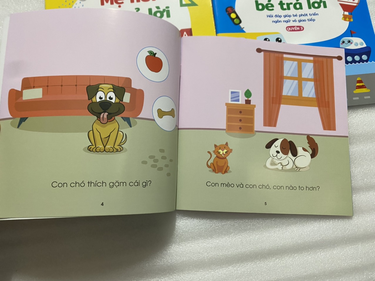 Combo 3 quyển mẹ hỏi bé trả lời- Hỏi đáp giúp bé phát triển ngôn ngữ và giao tiếp