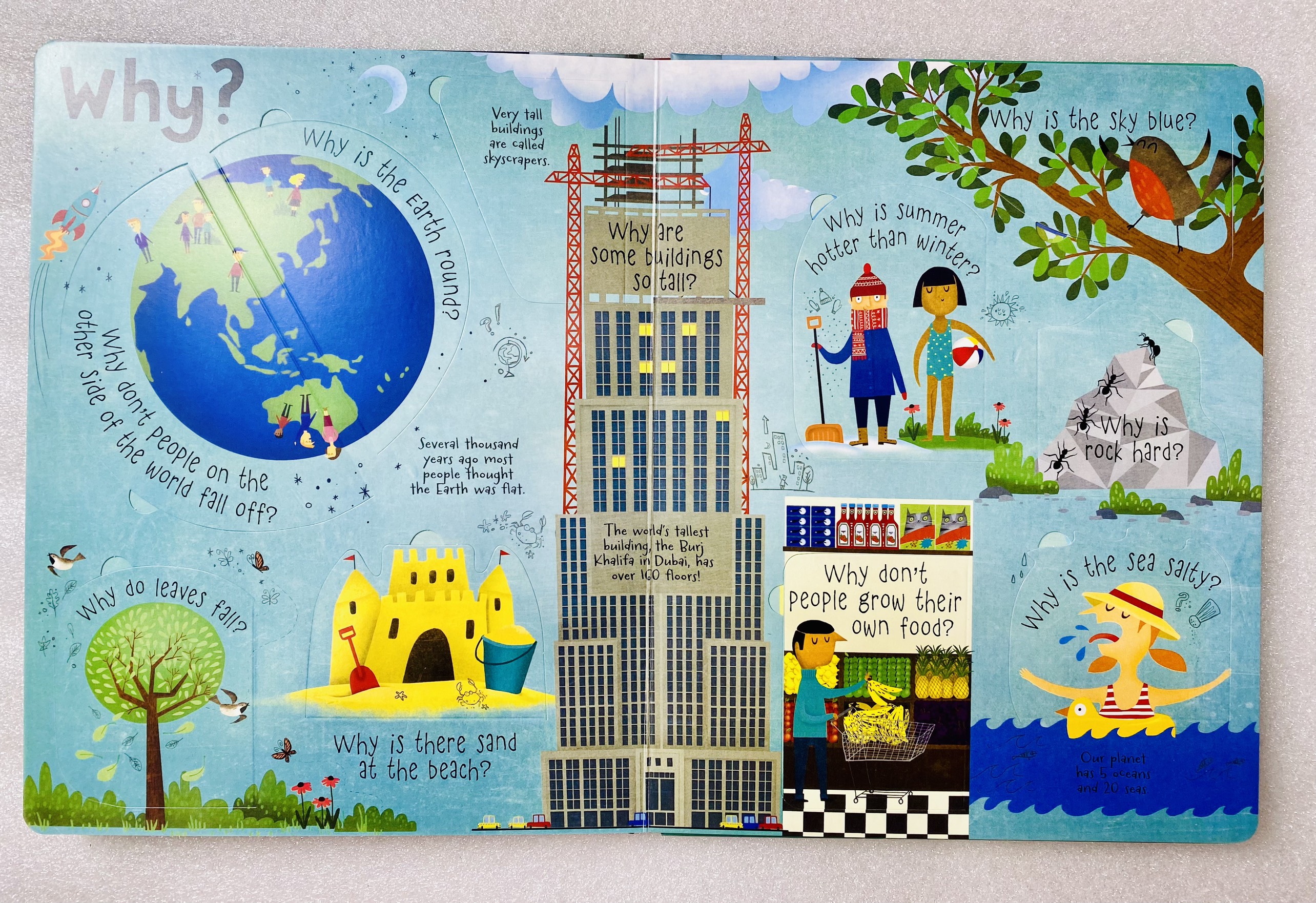 USBORNE - Lift the flap - Questions and Answers about Our World