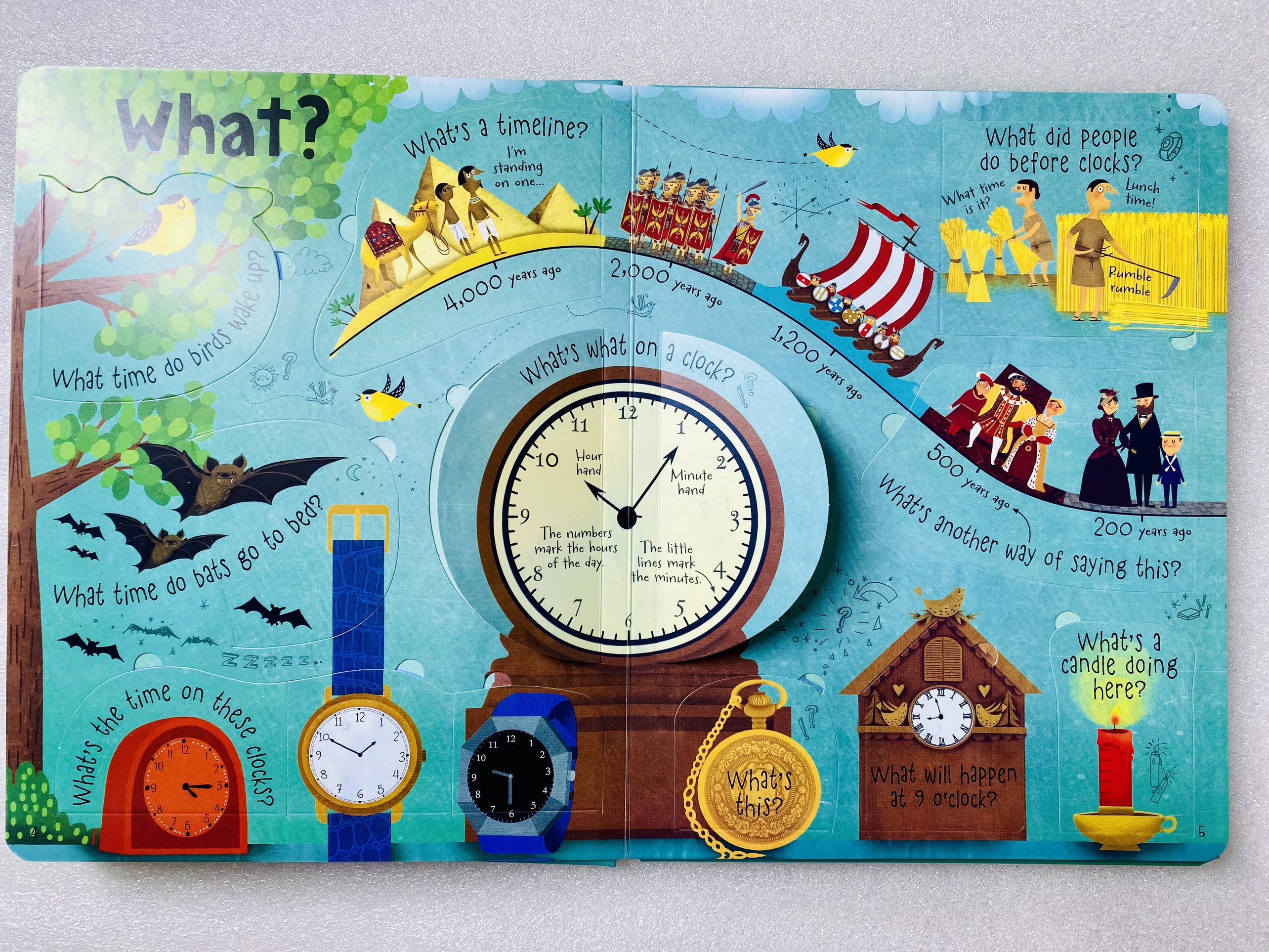 USBORNE - Lift the flap - Questions and Answers about Time