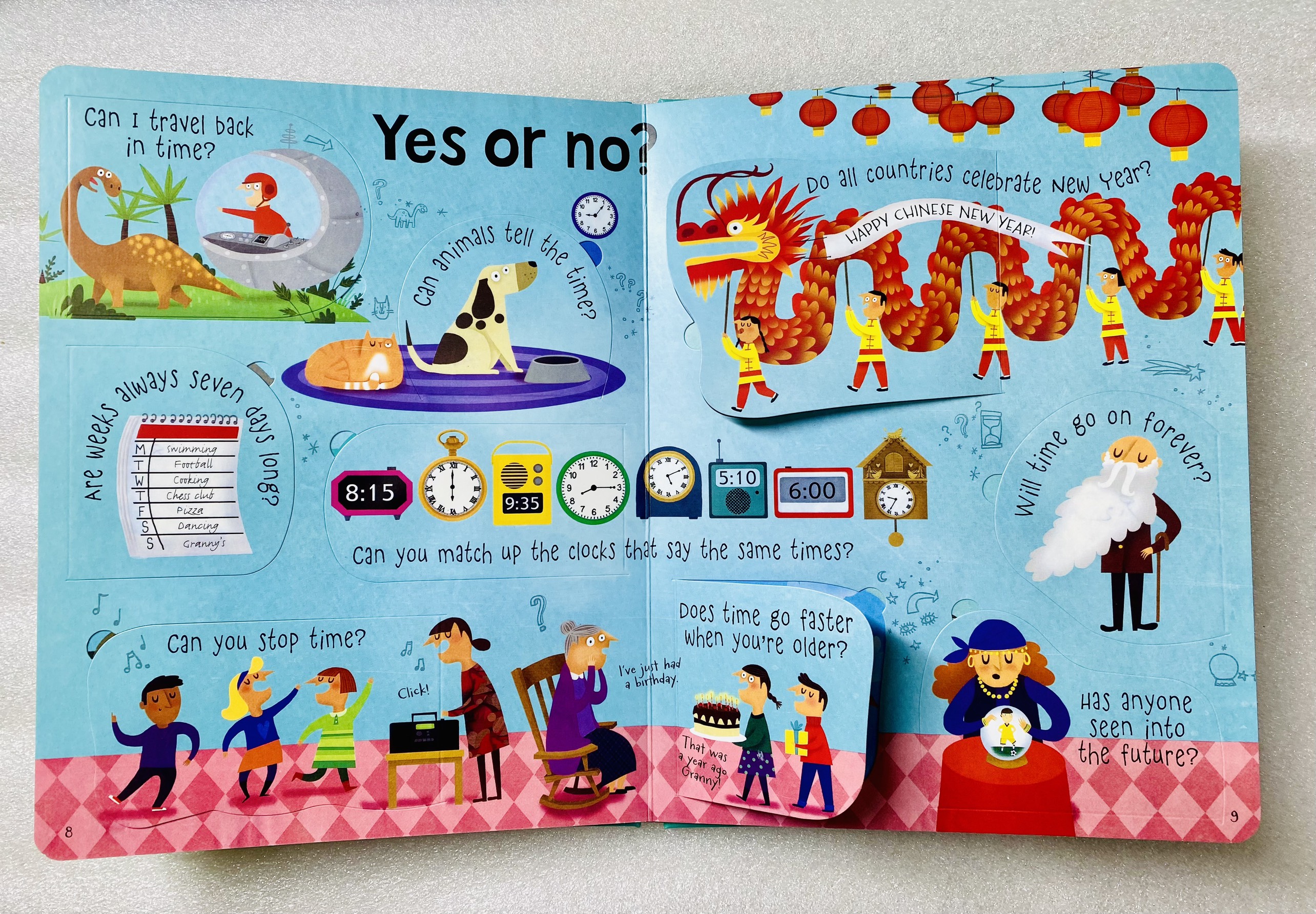 USBORNE - Lift the flap - Questions and Answers about Time