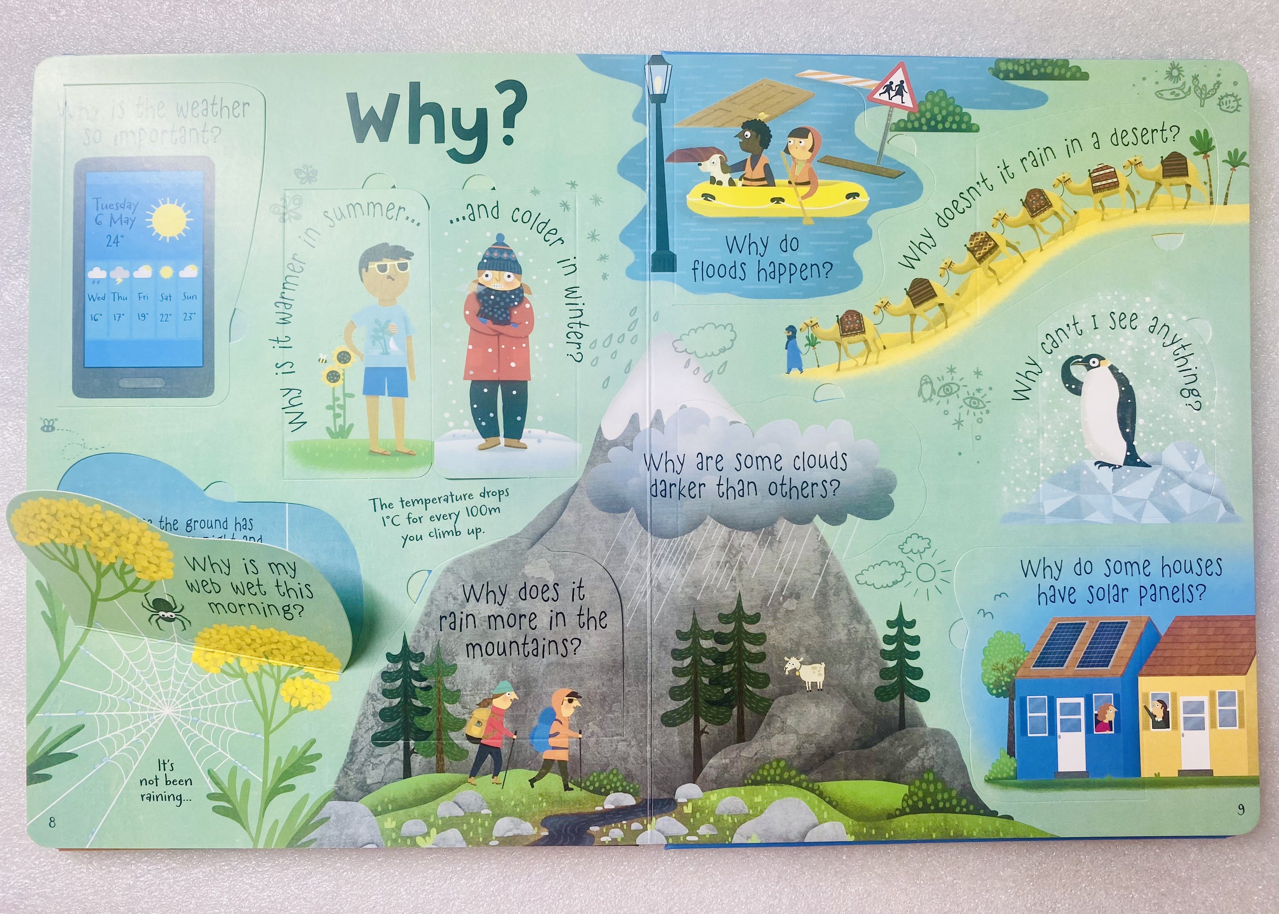 USBORNE - Lift the flap - Questions and Answers about Weather