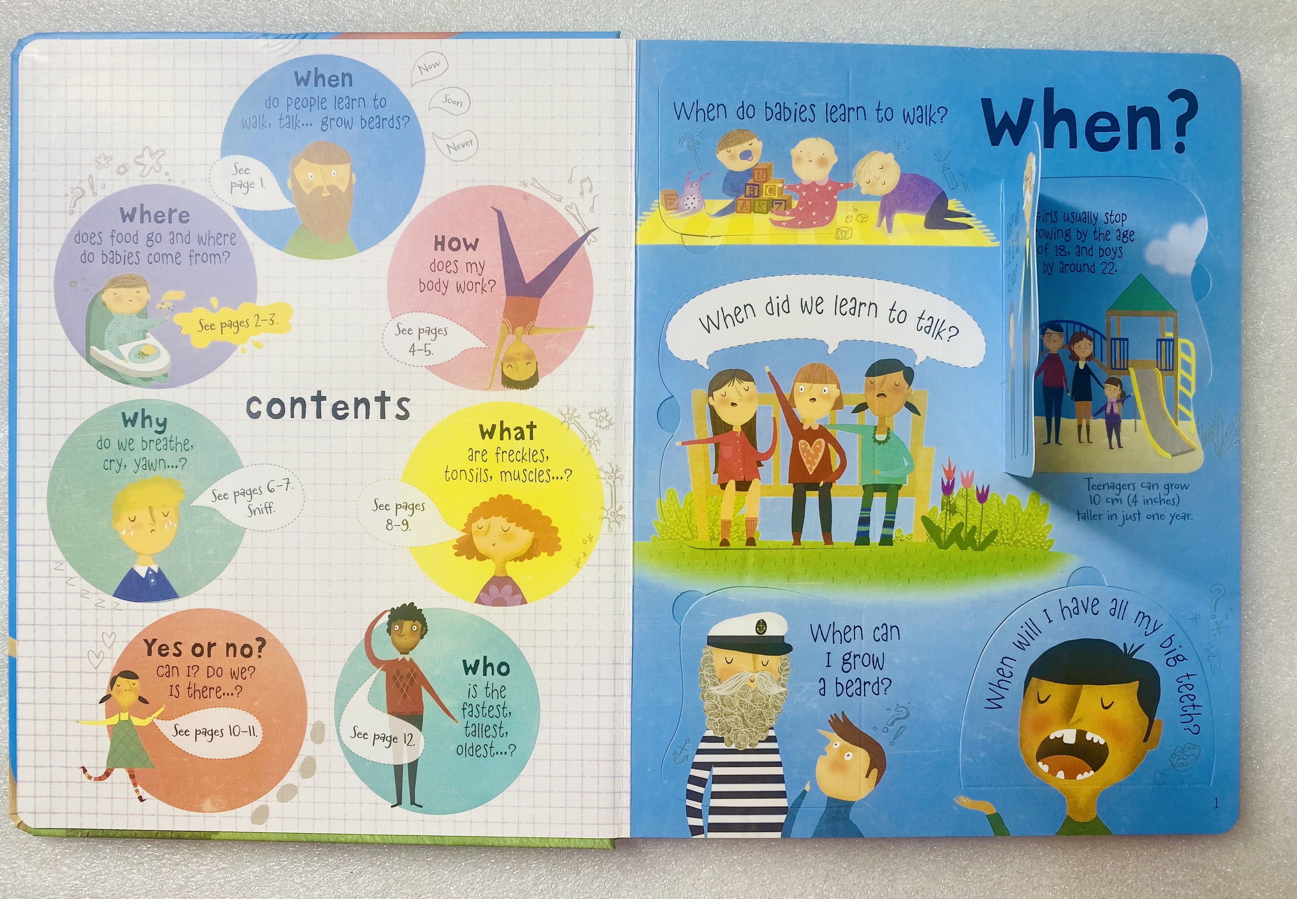 USBORNE - Lift the flap - Questions and Answers about Your Body