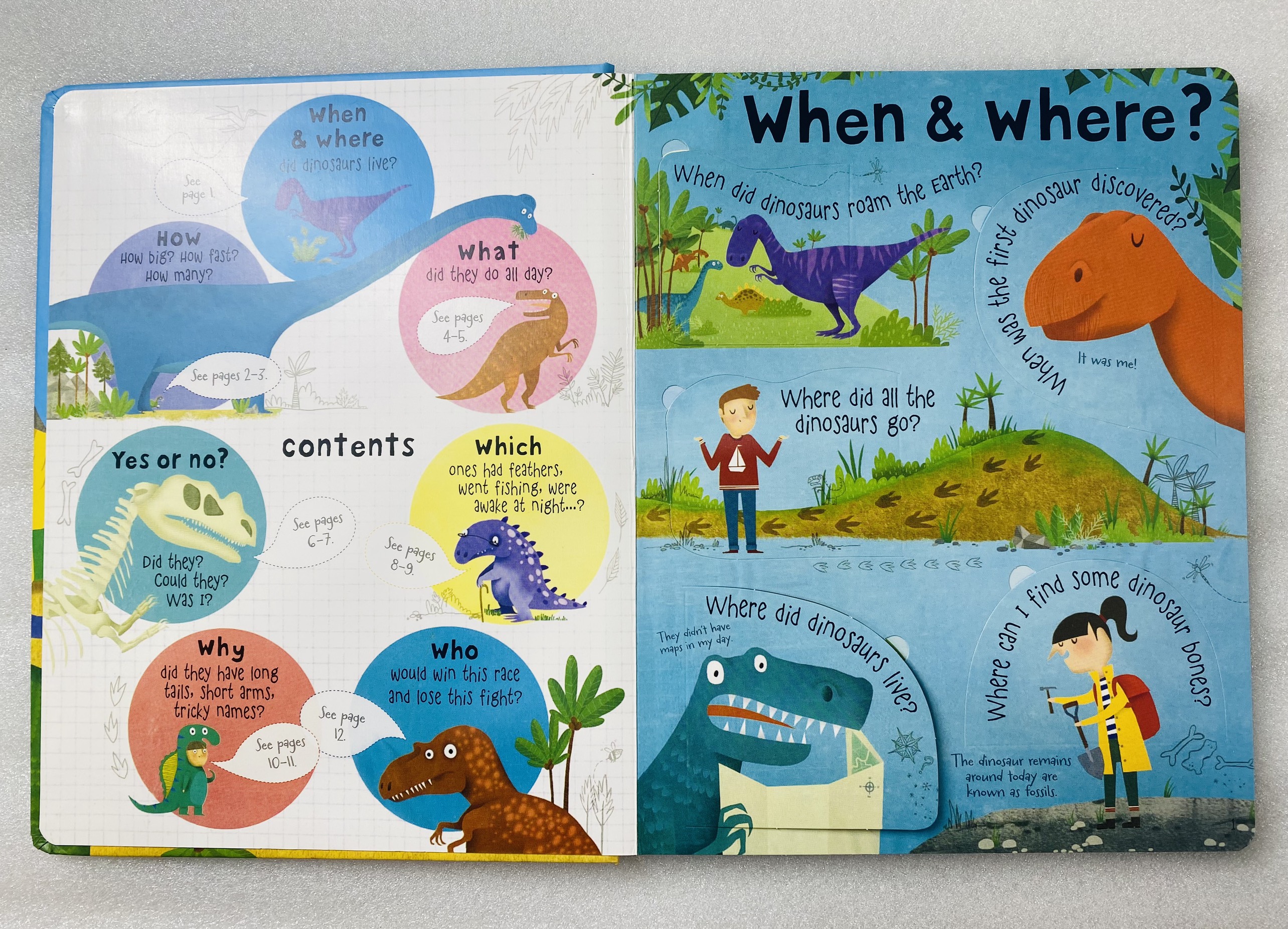USBORNE - Lift the flap - Questions and Answers about Dinosaurs