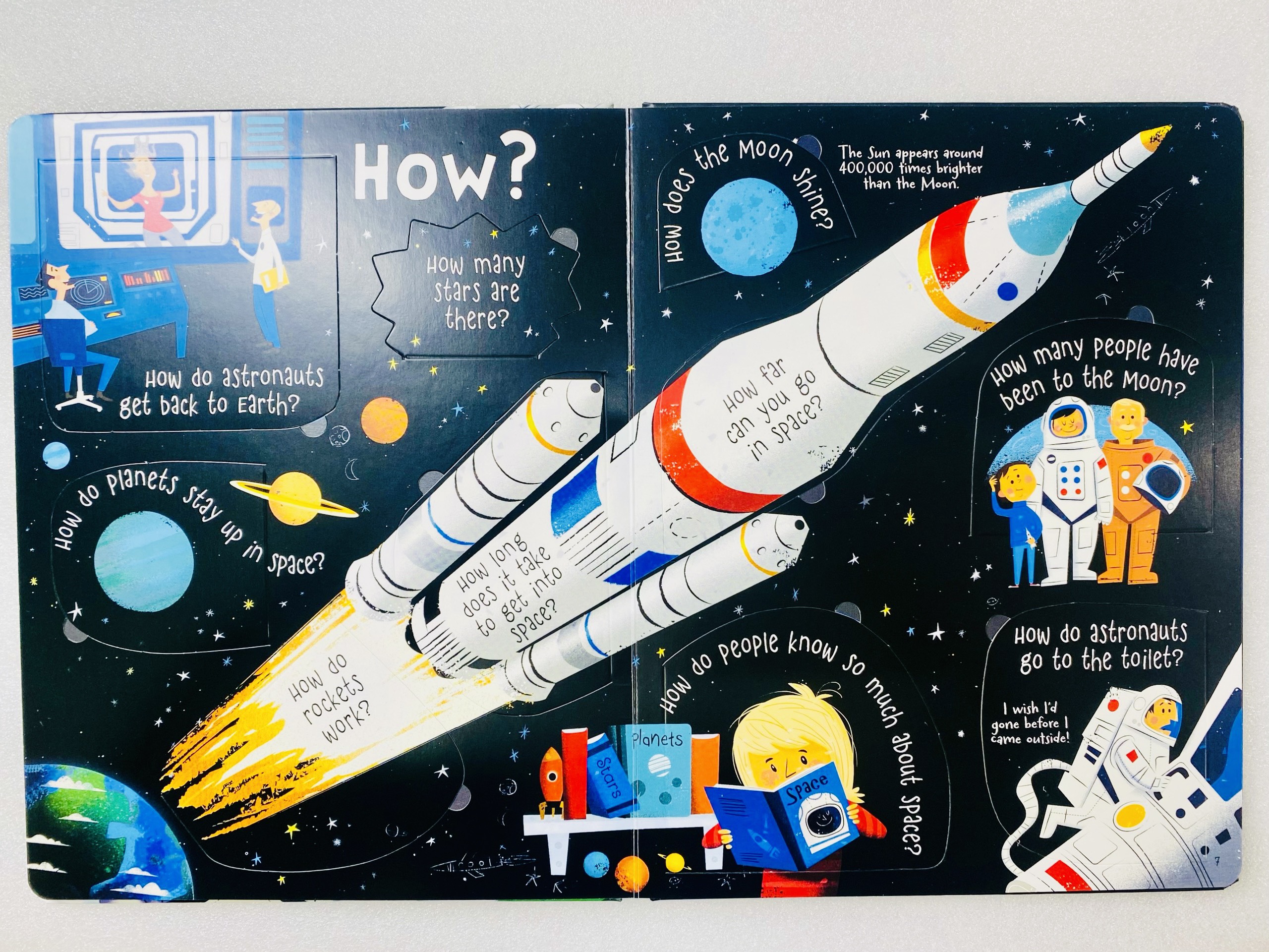 USBORNE - Lift the flap - Questions and Answers about Space