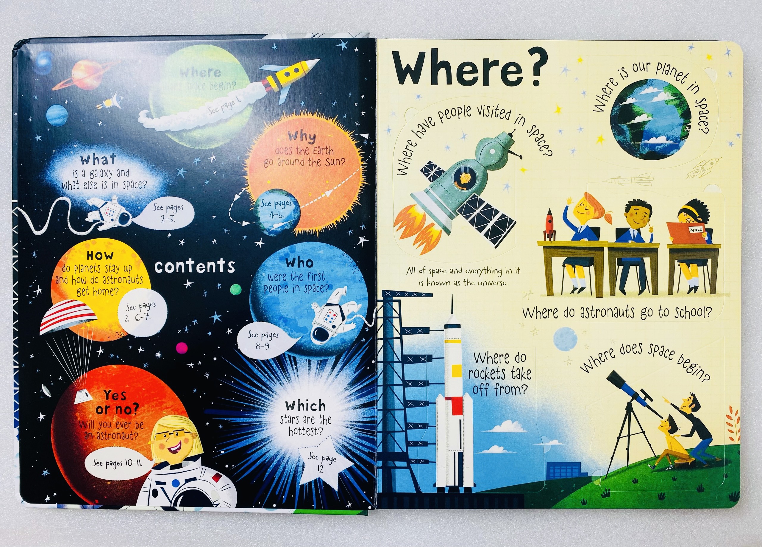 USBORNE - Lift the flap - Questions and Answers about Space