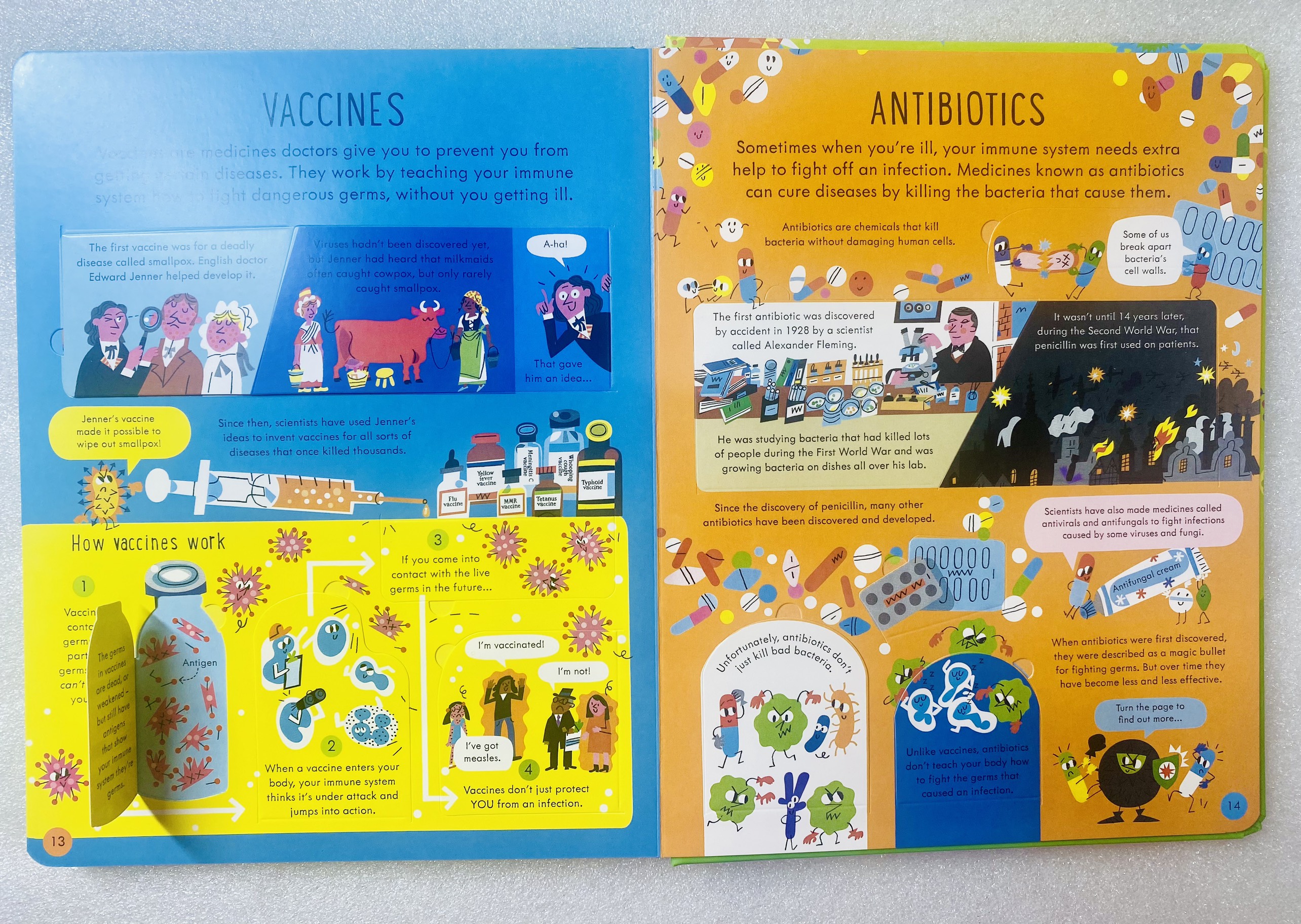 USBORNE - Lift the flap - See inside Germs