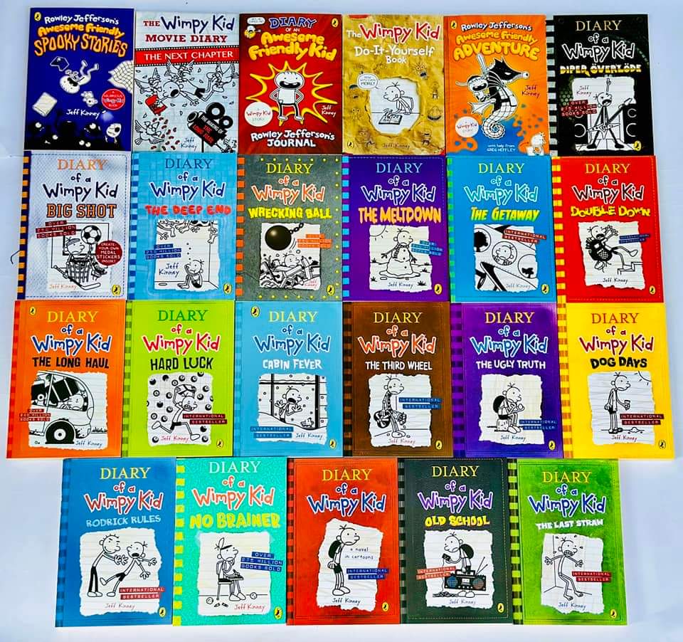 DIARY OF A WIMPY KID - 23 quyển  ( Hộp nhập)