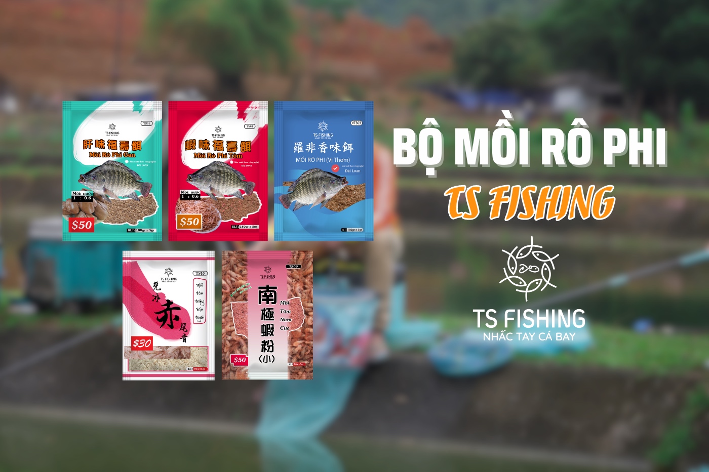 Mồi câu cá rô phi mùa nắng