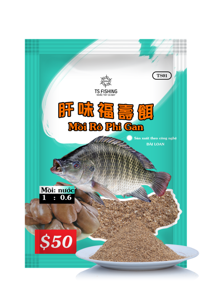 Mồi Rô Phi Gan TS01