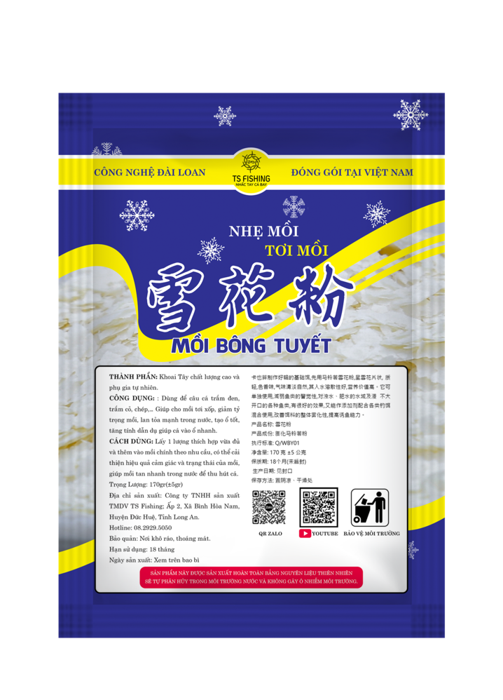 Mồi Bông Tuyết TS08