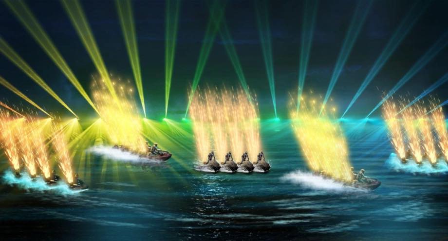 Nhận Thi Công Setup Đèn Như SHOW JETSKI CÁT BÀ - Bản Giao Hưởng Đảo Xanh