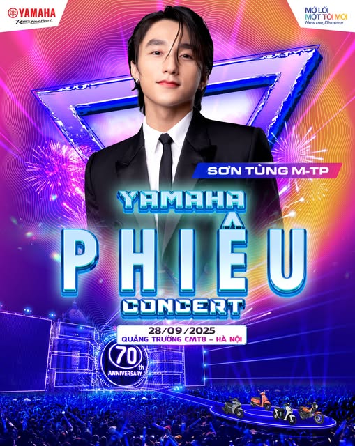 Sơn Tùng M-TP tham gia Yamaha Phiêu Concert cùng 