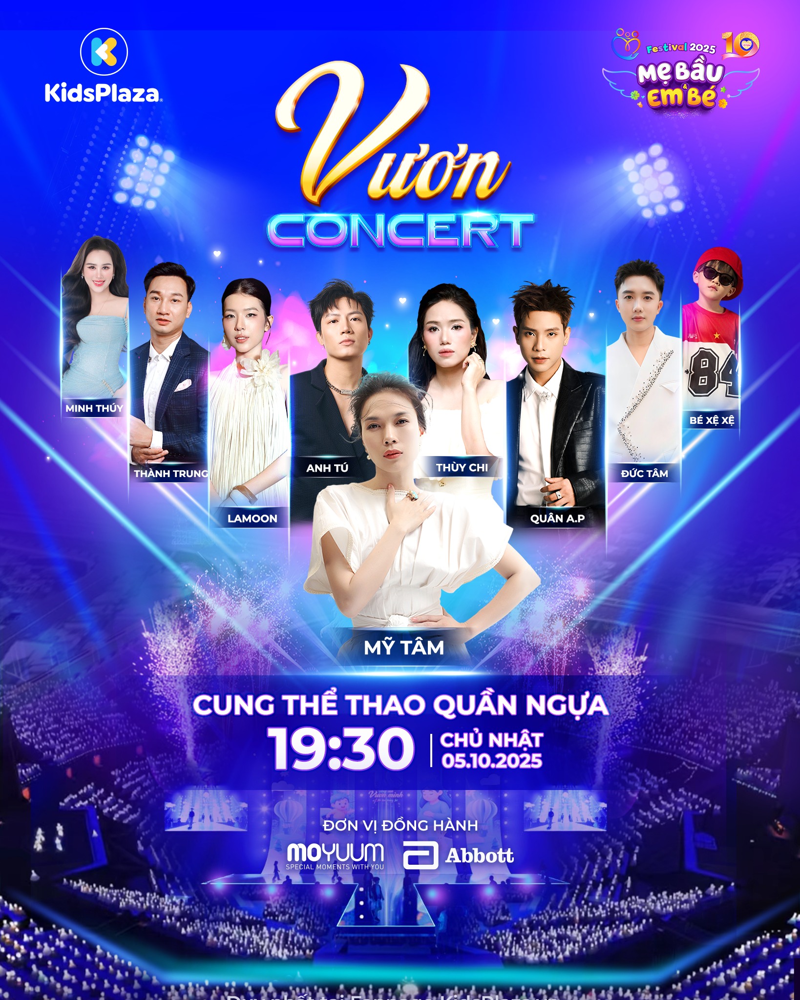 Vươn Concert: Đại nhạc hội miễn phí quy tụ dàn sao V-pop tại Hà Nội