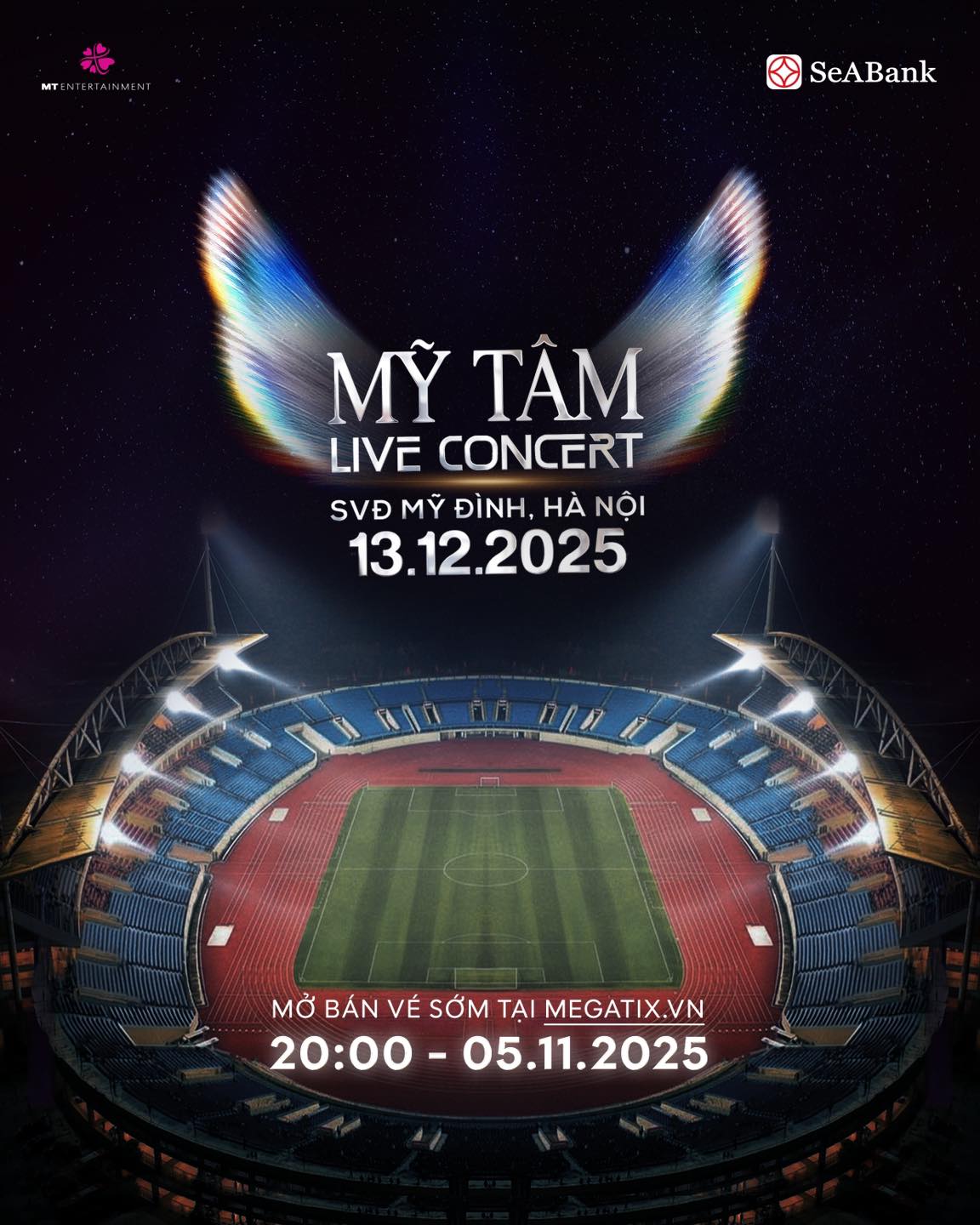 Cẩm nang săn vé và trải nghiệm Live Concert Mỹ Tâm 2025 tại Mỹ Đình
