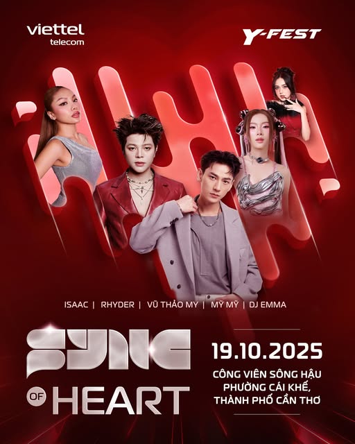Y-Fest Cần Thơ 2025 đổ bộ Công viên Sông Hậu ngày 19/10