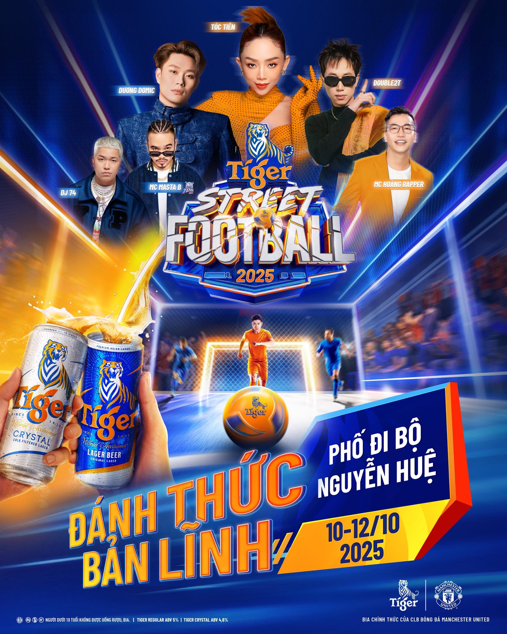 Tiger Street Football 2025: Phố đi bộ Nguyễn Huệ nóng hơn bao giờ hết