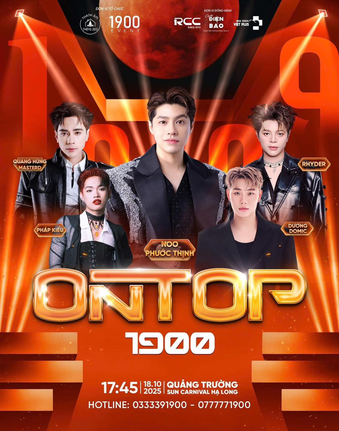 Giải mã sức hút dàn lineup ONTOP 1900: Noo Phước Thịnh và các ngôi sao Gen Z