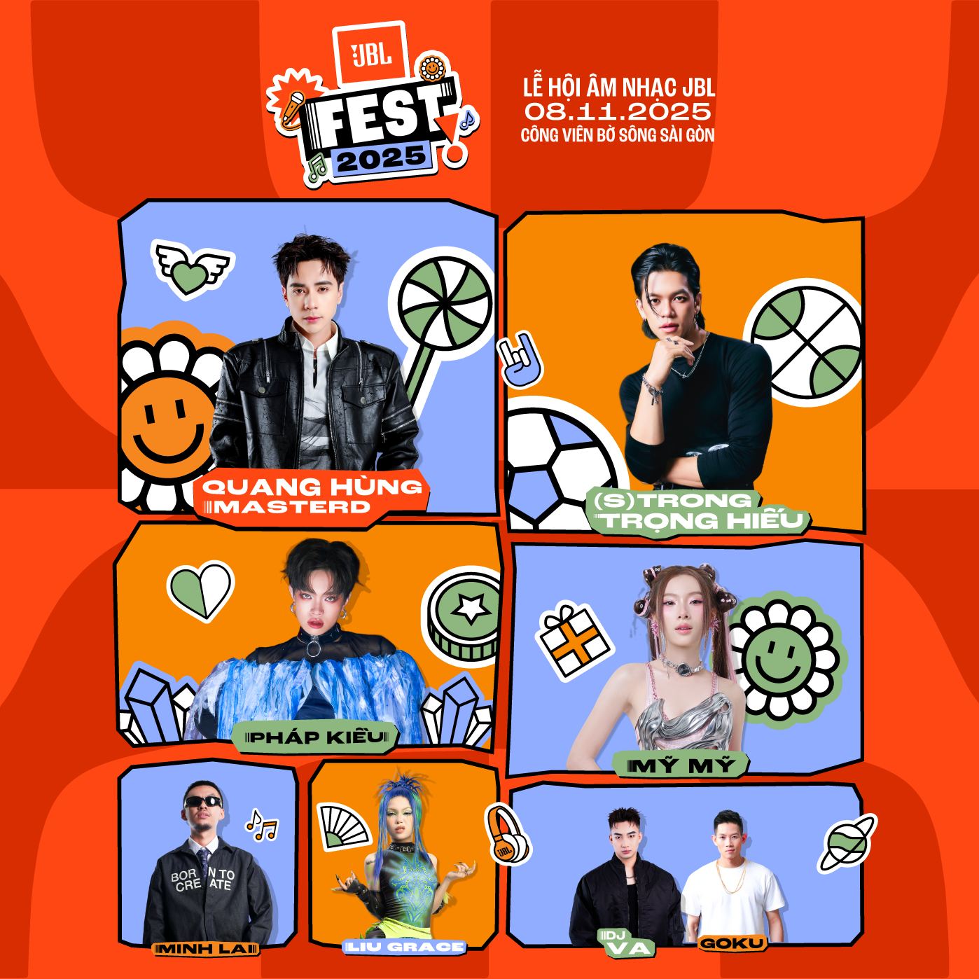 JBL FEST 2025: Cháy cùng Trọng Hiếu, Pháp Kiều và 4 cách săn vé?