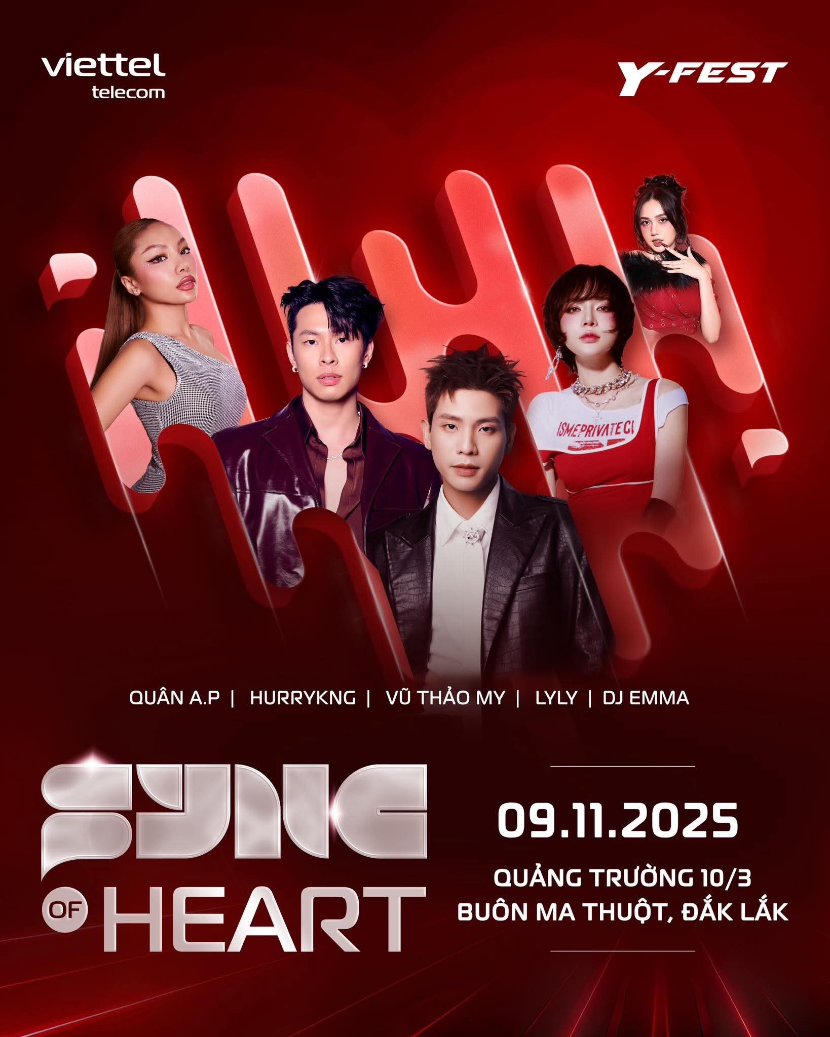 Y-Fest 2025 'Sync of Heart' sẵn sàng bùng nổ tại Buôn Ma Thuột