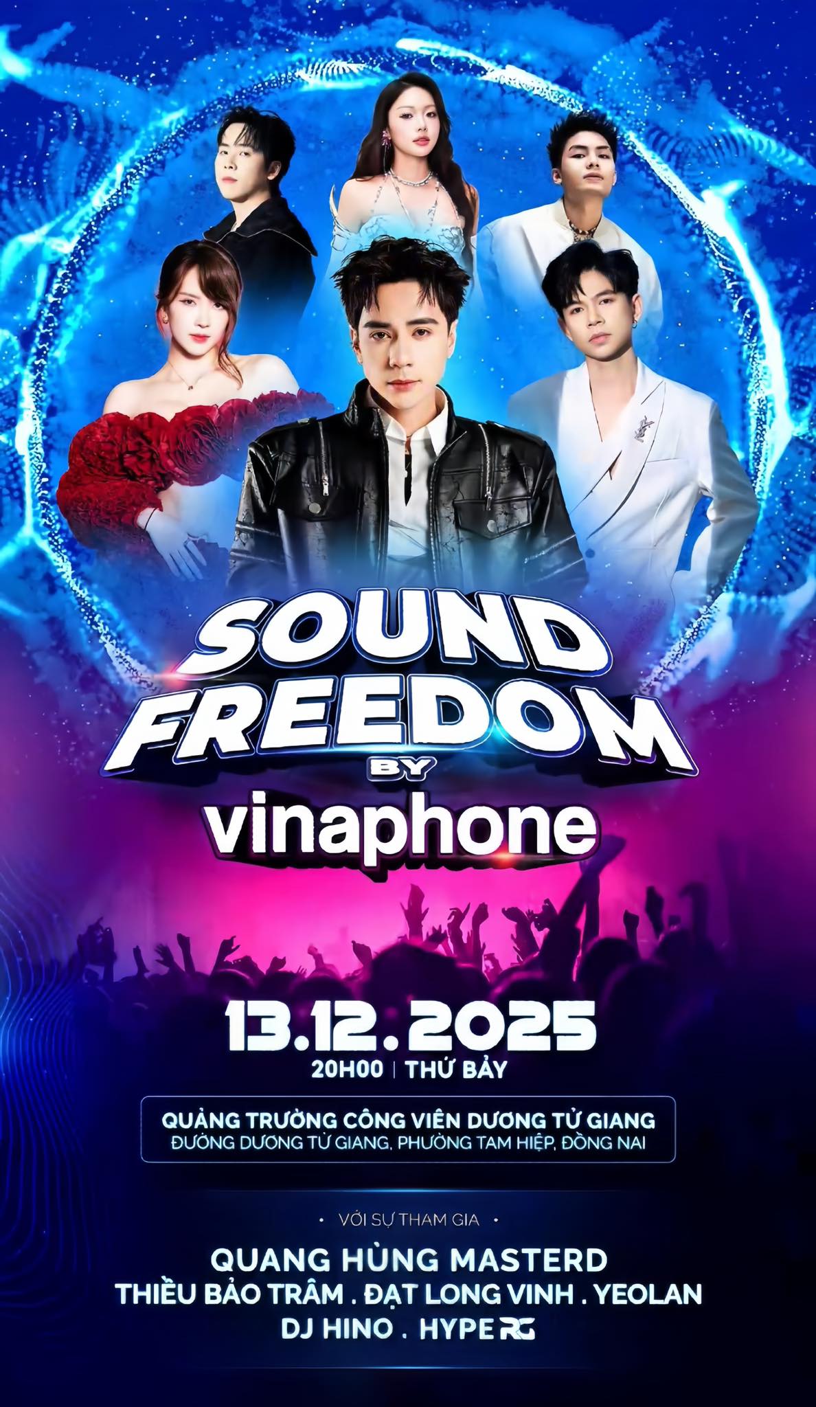 Sound Freedom Đồng Nai: Săn vé Fanzone gặp Quang Hùng MasterD