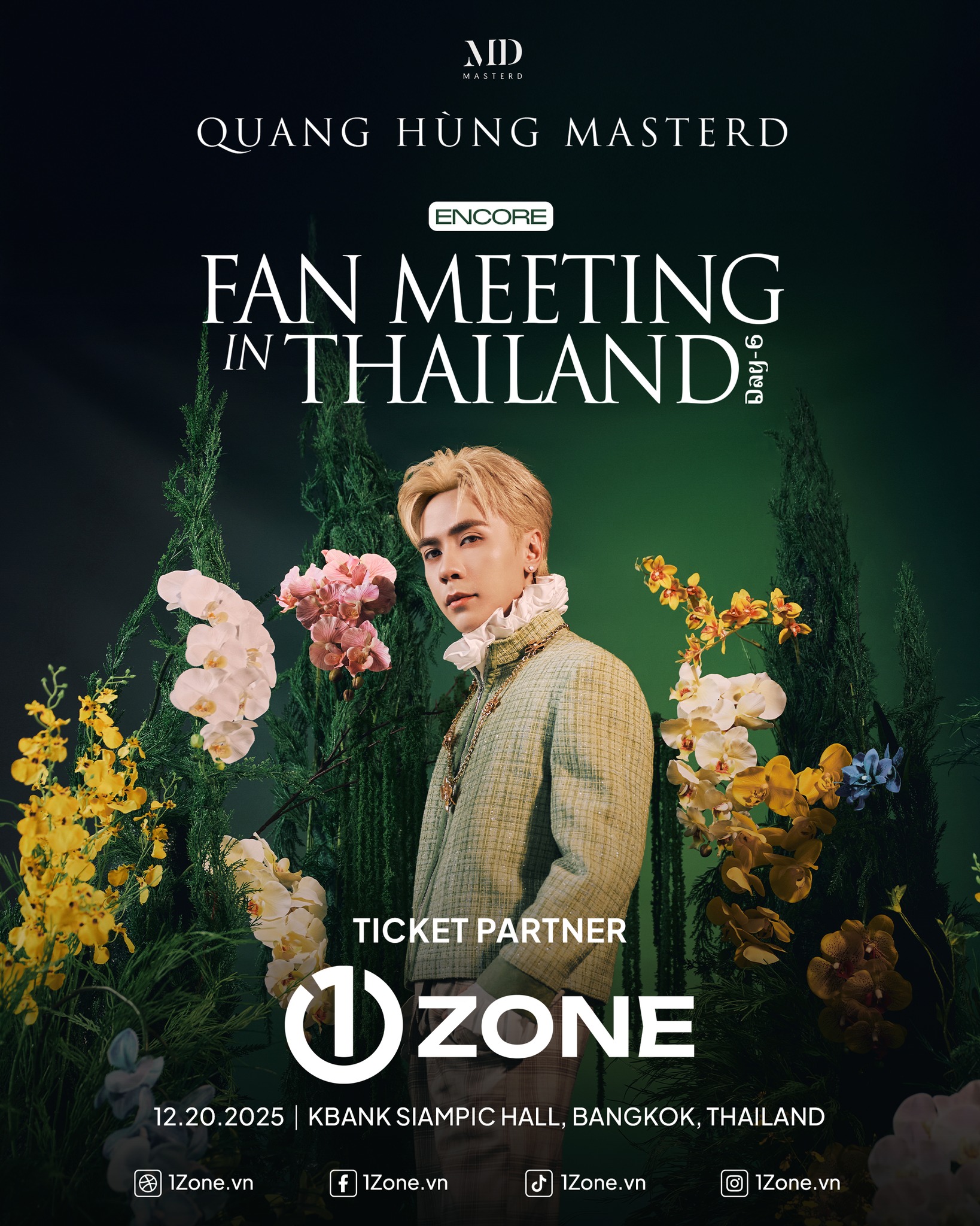 Sơ Đồ Stage Quang Hùng MasterD Encore Fan Meeting Tại Thái Lan 2025