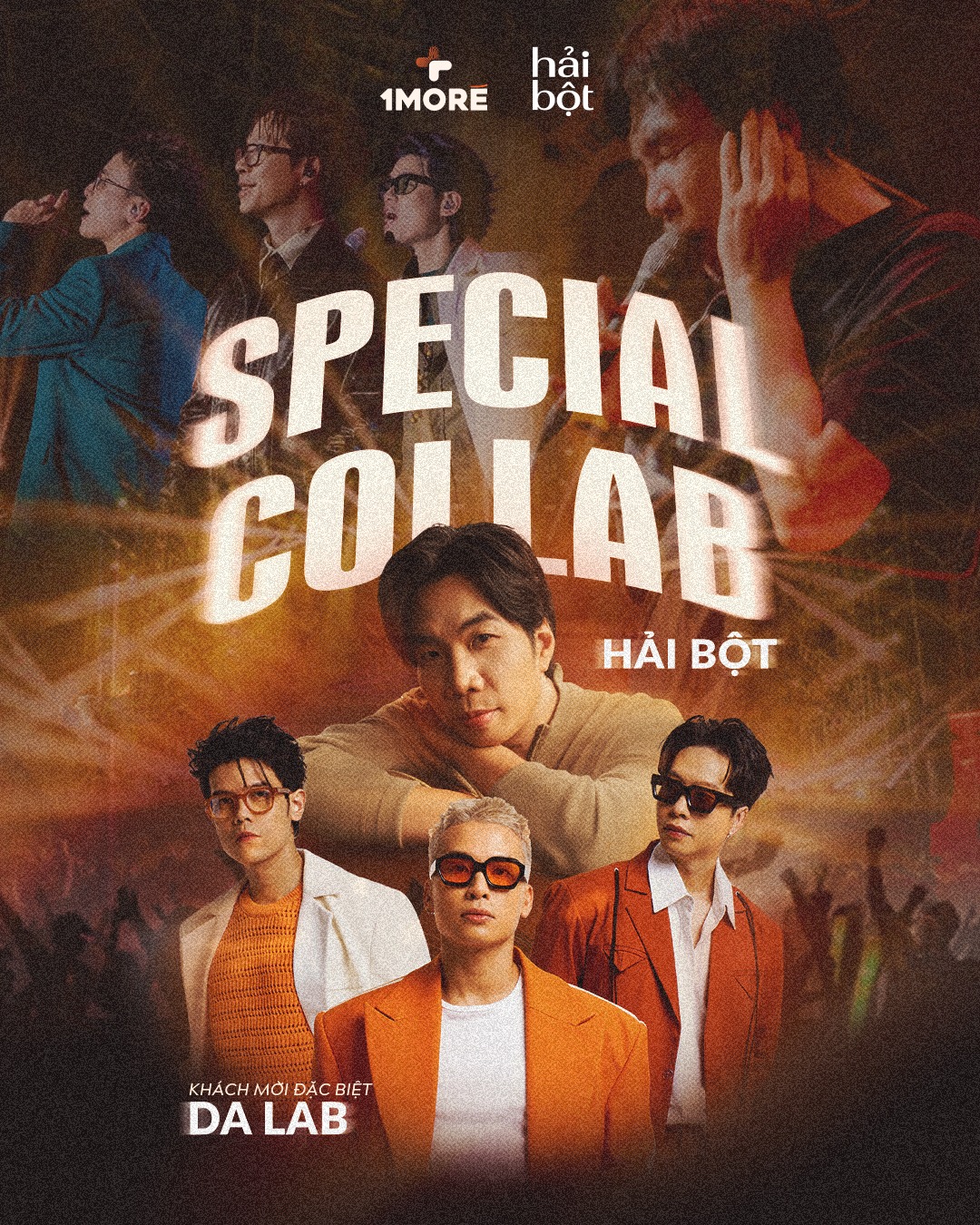 Sự kiện 1MORÉ 1ST LIVESTAGE: Hải Bột ft. Da LAB - Mua vé ngay!