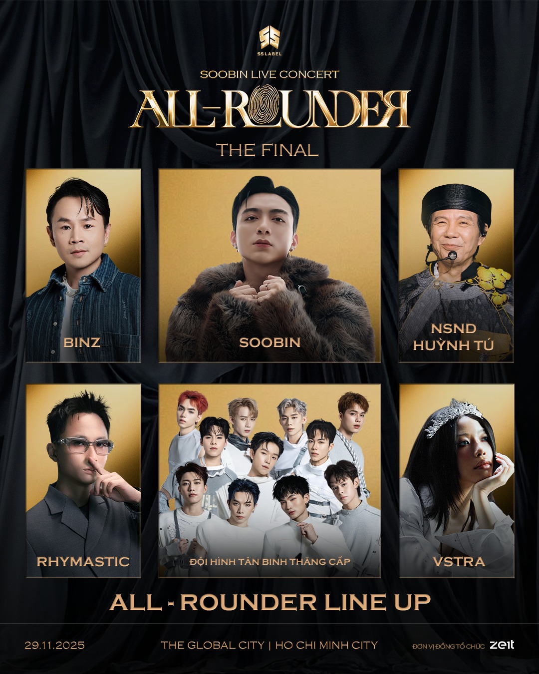 Quy Định, Sơ Đồ Di Chuyển SOOBIN LIVE CONCERT: ALL-ROUNDER THE FINAL 29.11