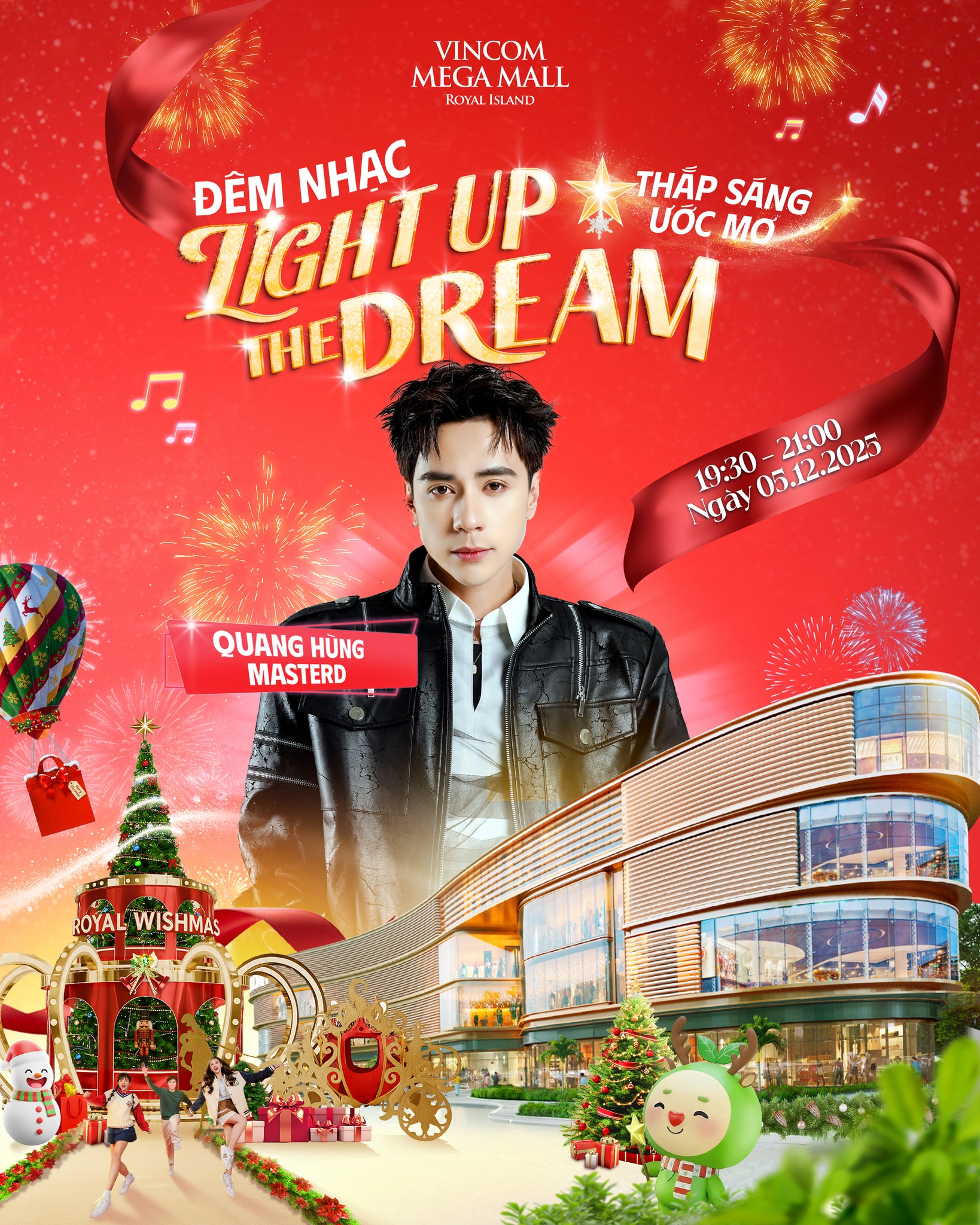 Quang Hùng MasterD trình diễn tại Vincom Royal Island Hải Phòng