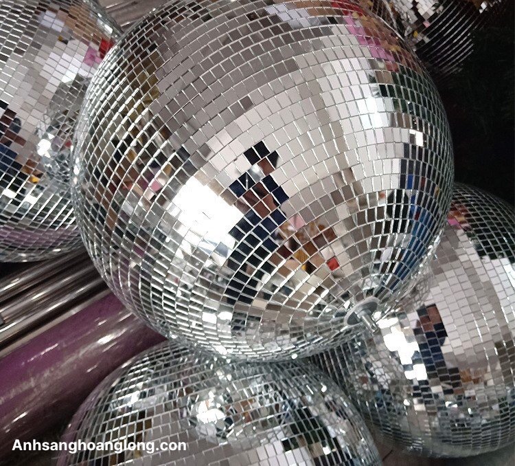 Quả Cầu Gương Màu Trắng