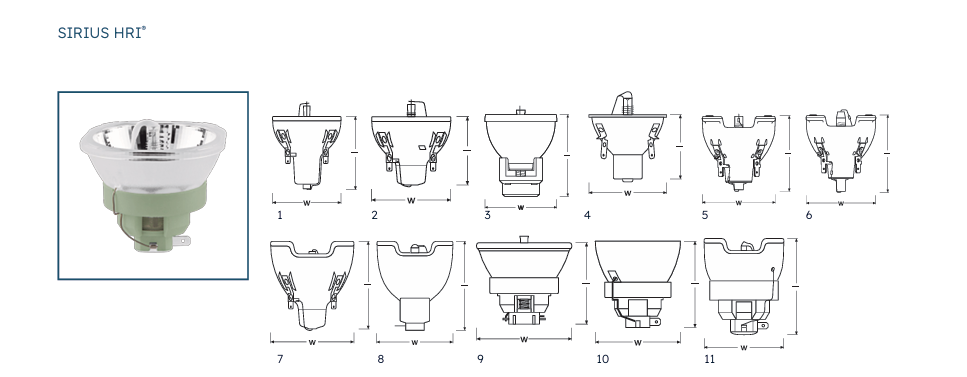 Nhận Biết Các Chỉ Số Bóng Đèn Beam Sân Khấu Chính Hãng OSRAM