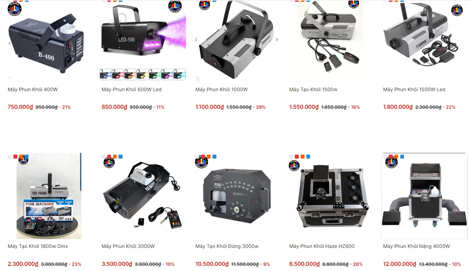 Máy tạo khói sân hay bị hỏng gì nhất