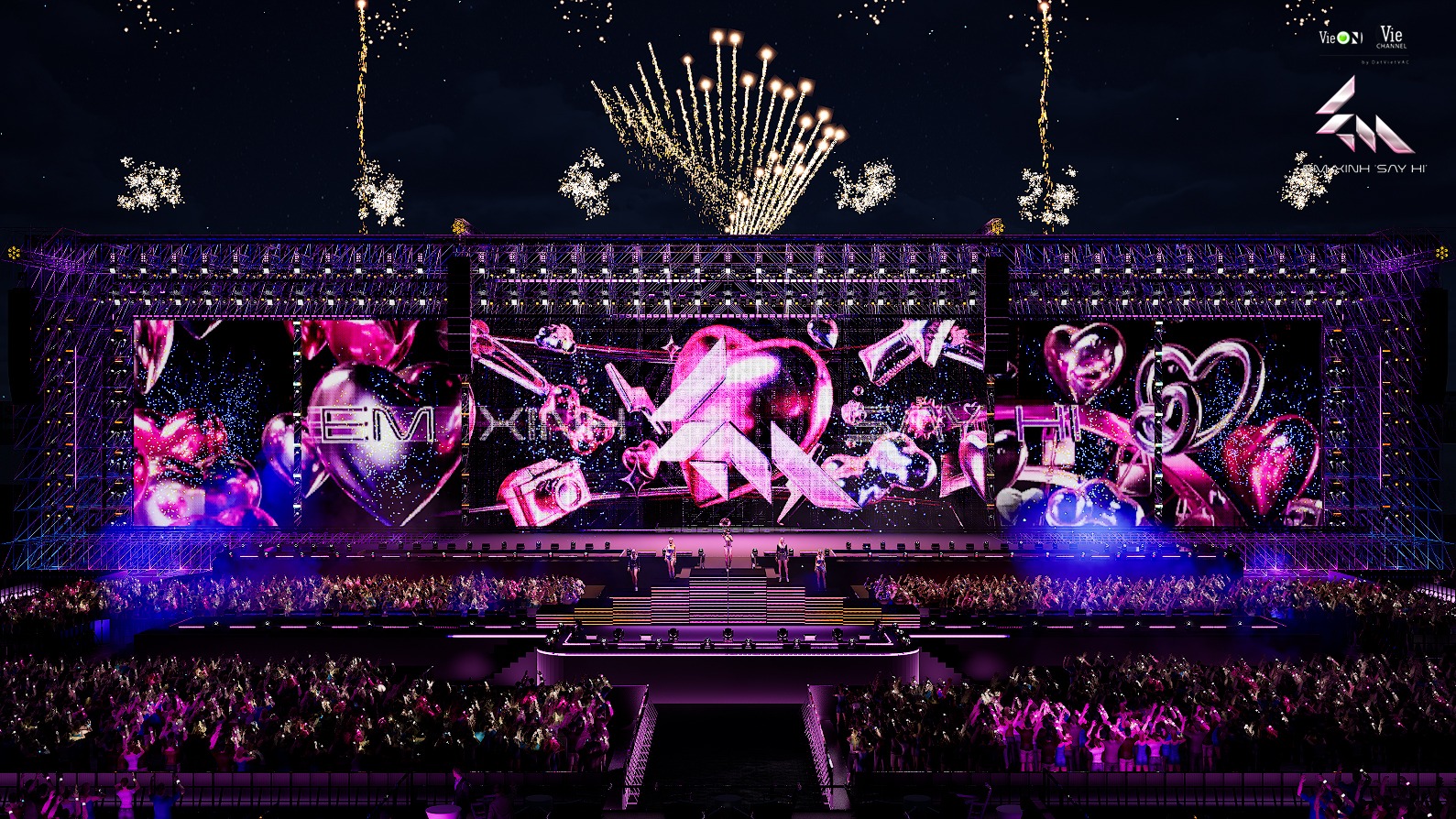 Concert 'Em Xinh Say Hi' Hé Lộ Sân Khấu Quốc Tế Và Dàn Khách Mời 'Khủng'