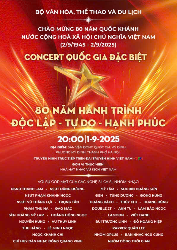 Dàn Sao Khủng Quy Tụ Tại Đại Nhạc Hội 