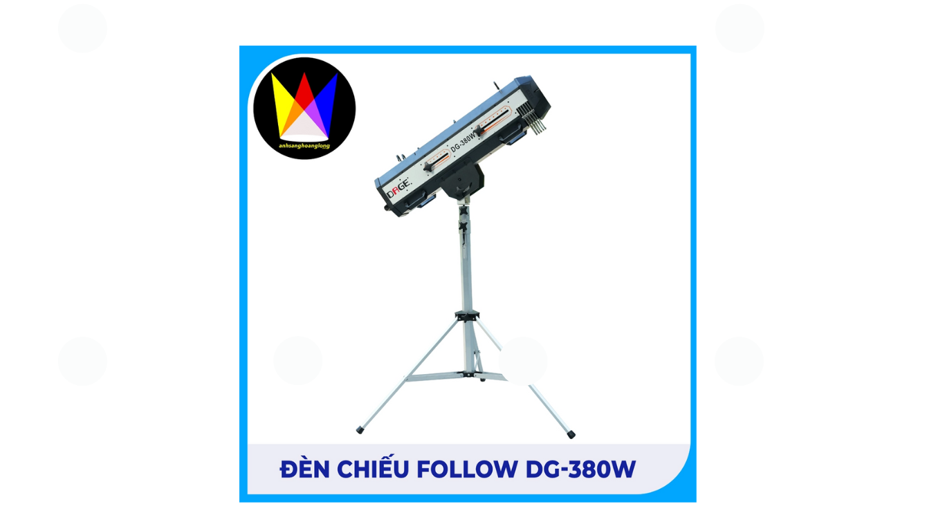 Prosound Miền Trung chốt đơn 2 cây đèn Follow 380w DAGE ngay tại triển lãm