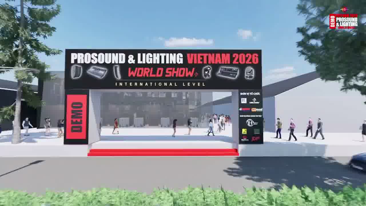 Toàn cảnh 3D sự kiện Prosound & Lighting Vietnam 2026