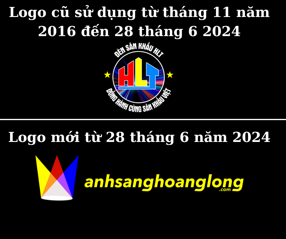 Thông Báo Thay Đổi Logo Nhận Diện Thương Hiệu Ánh Sáng Hoàng Long