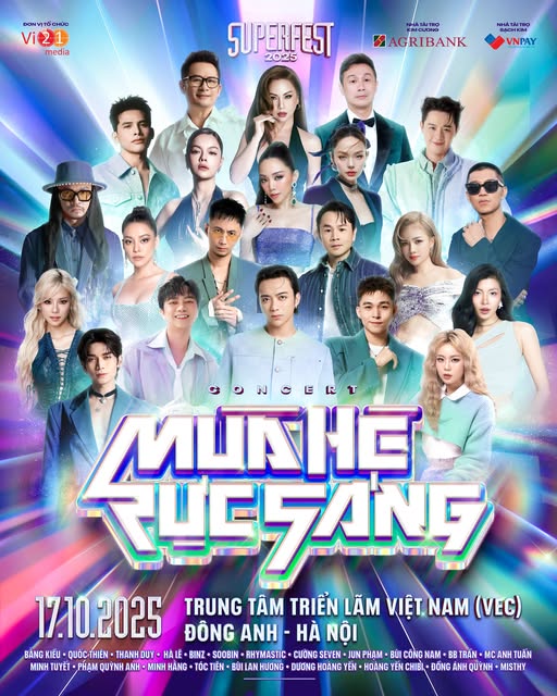 Superfest 2025 Hà Nội: Giữ nguyên vé cũ, bùng nổ sân khấu