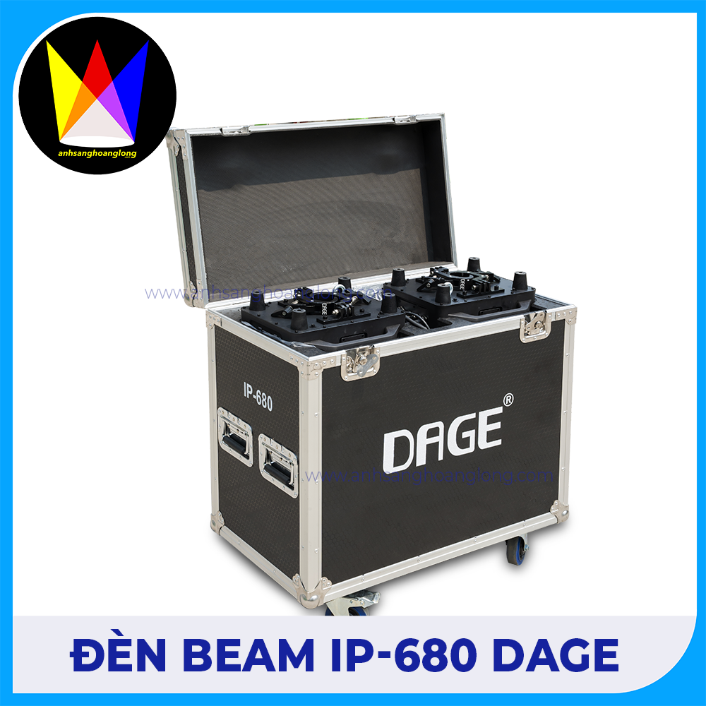 Thùng Đựng Đèn IP-680 DAGE – Giải Pháp Bảo Vệ Hoàn Hảo Cho Đèn Sân Khấu Chuyên Nghiệp