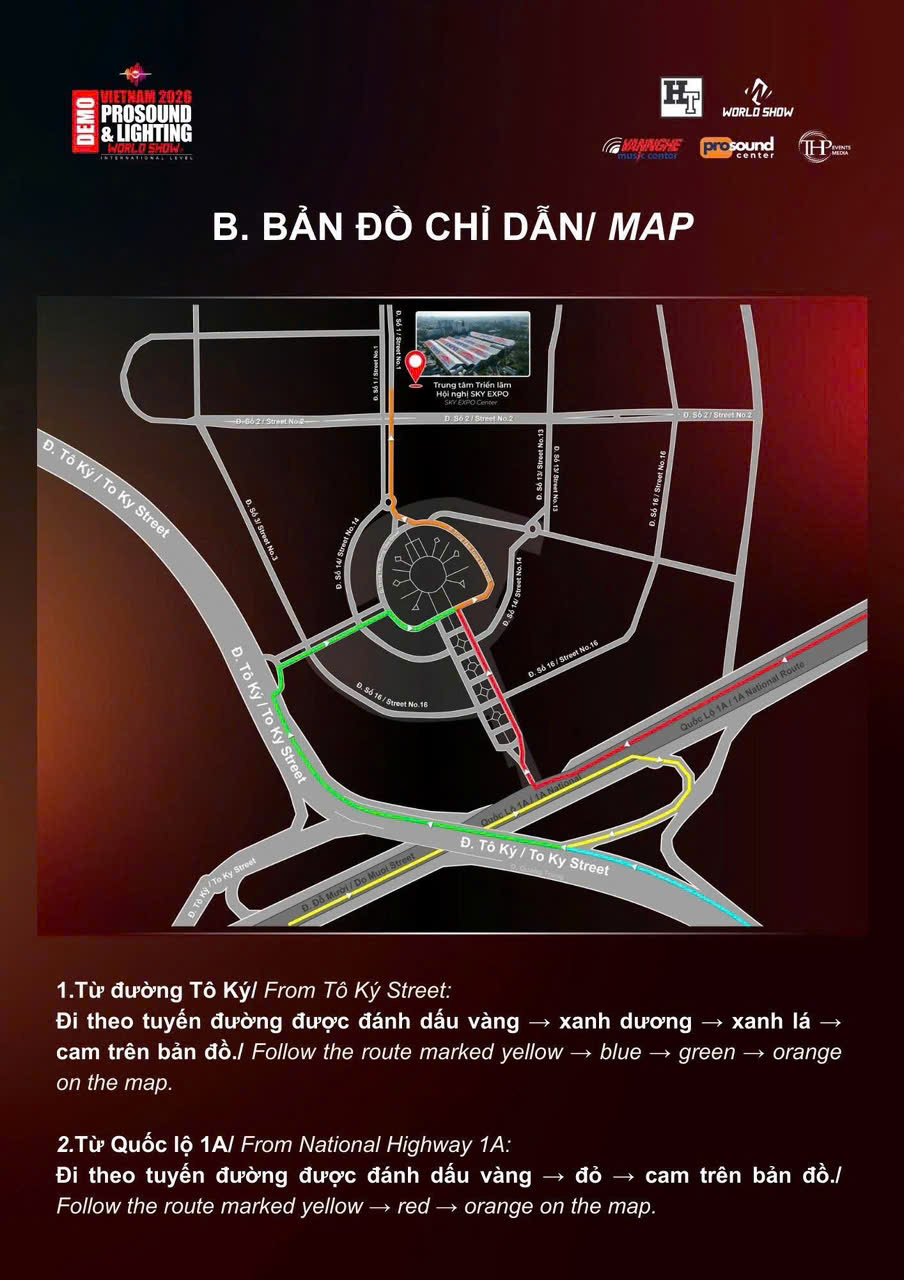Cẩm Nang Triển Lãm Prosound & Lighting 2026: Bản Đồ, Cách Đăng Ký, Lịch Demo Và 10 Nhà Nghỉ Gần Nhất